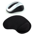 Promotek Wireless Mouse + Wrist Rest Mouse Pad